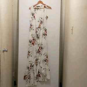 Boohoo floral overall